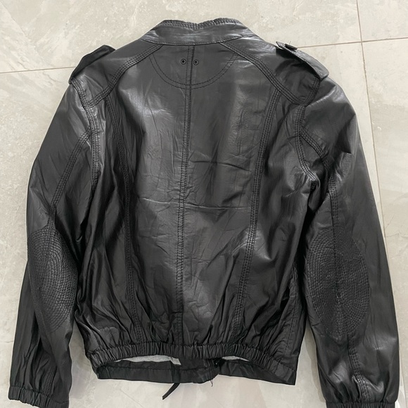 Converse Leather Moto Jacket - Picture 3 of 4